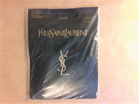 collants ysl ebay|COLLANT YVES SAINT LAURENT / LYANE / TAILLE 2, 40/42 / .